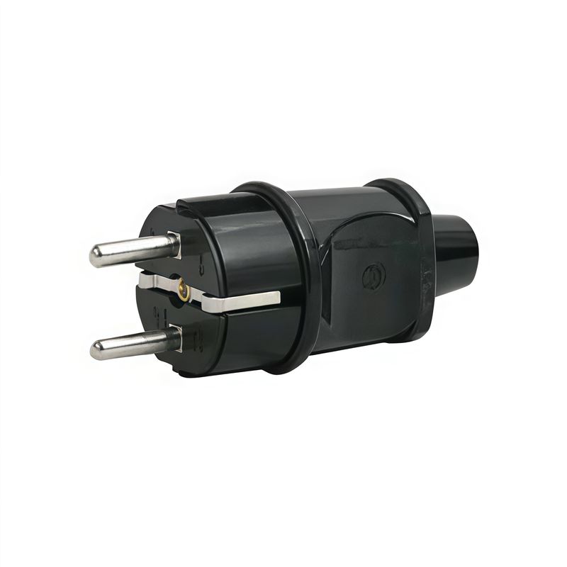 Вилка прямая каучук 16А 250В IP44 БелСвет