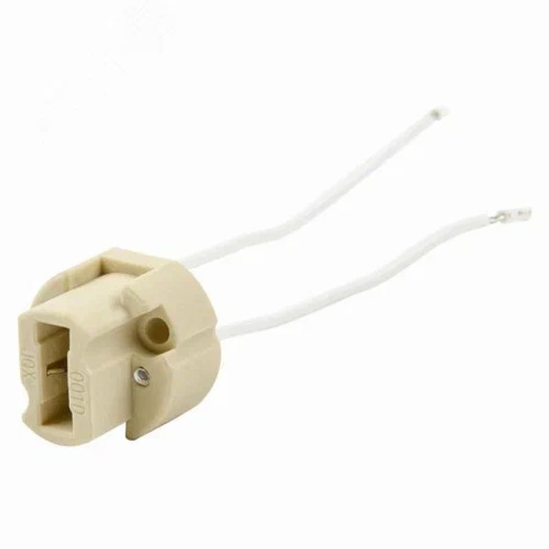 Патрон для лампы керамический G9 бежевый Uniel