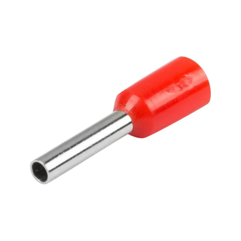 Наконечник штыревой НШВИ 1мм² красный 25шт Duwi