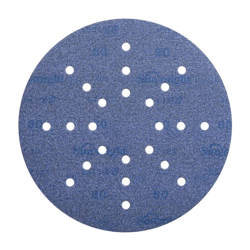 Круг шлифовальный пленочная основа 225мм Р180 Sunmight Sapphire Ceramic Film 50шт