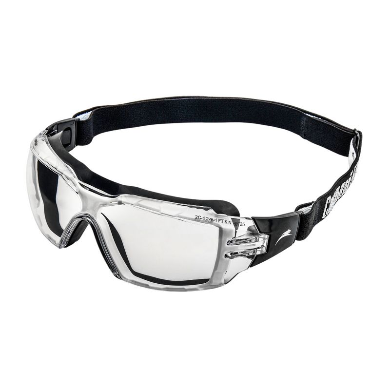 Очки защитные закрытые с прямой вентиляцией Strong Glass Росомз