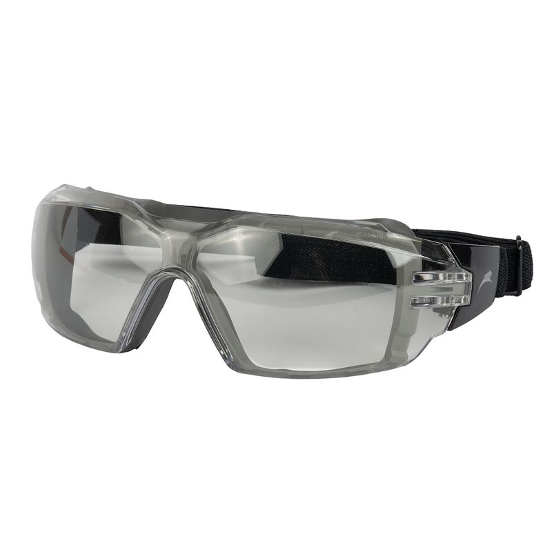 Очки защитные закрытые с прямой вентиляцией Strong Glass Росомз