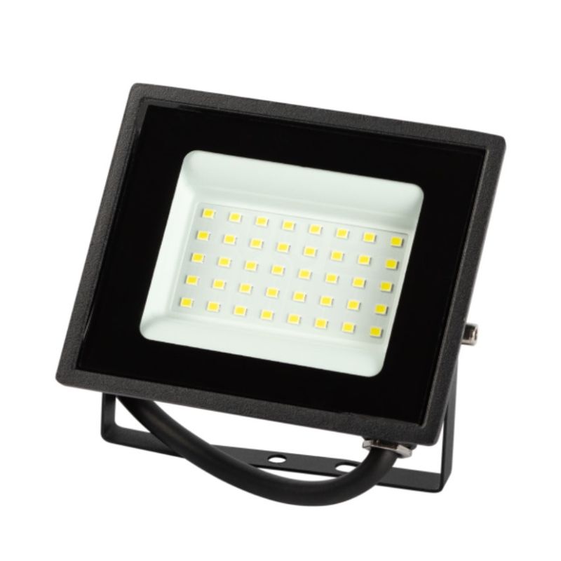 Прожектор светодиодный уличный 30Вт 6500К IP65 холодный белый свет Эра