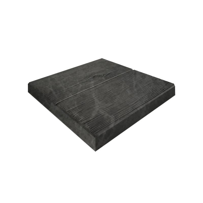 Плитка тротуарная Паркетная доска, 300x300х30мм черная