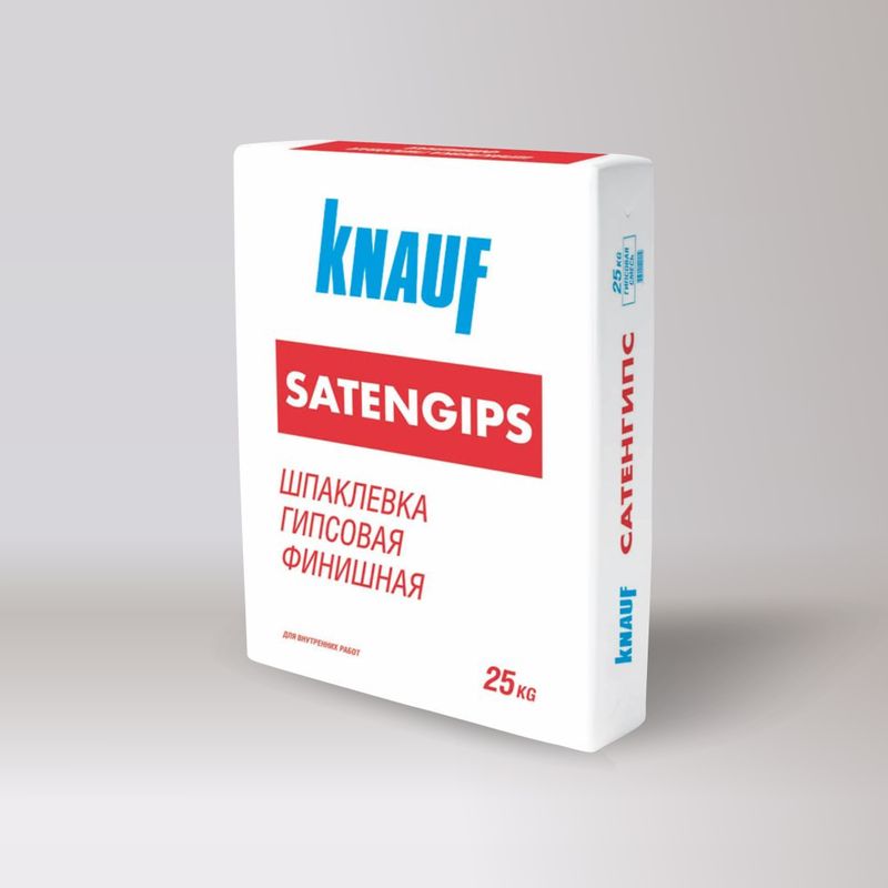 Шпаклевка финишная гипсовая Кнауф Сатенгипс 25 кг