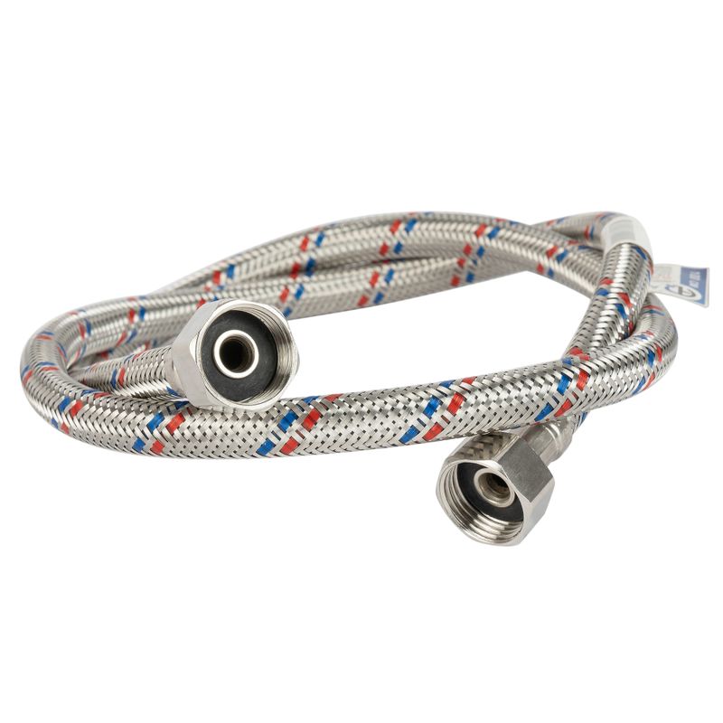 Гибкая подводка для воды 1/2" ВР-ВР 120 см