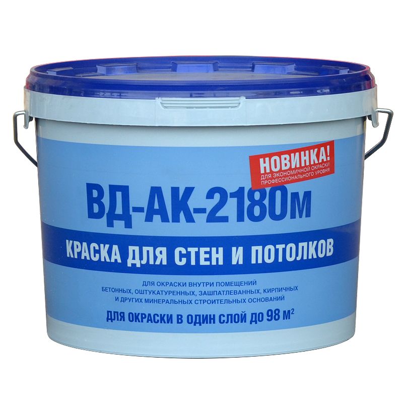 Краска для стен и потолков ВД-АК-2180М, 14кг
