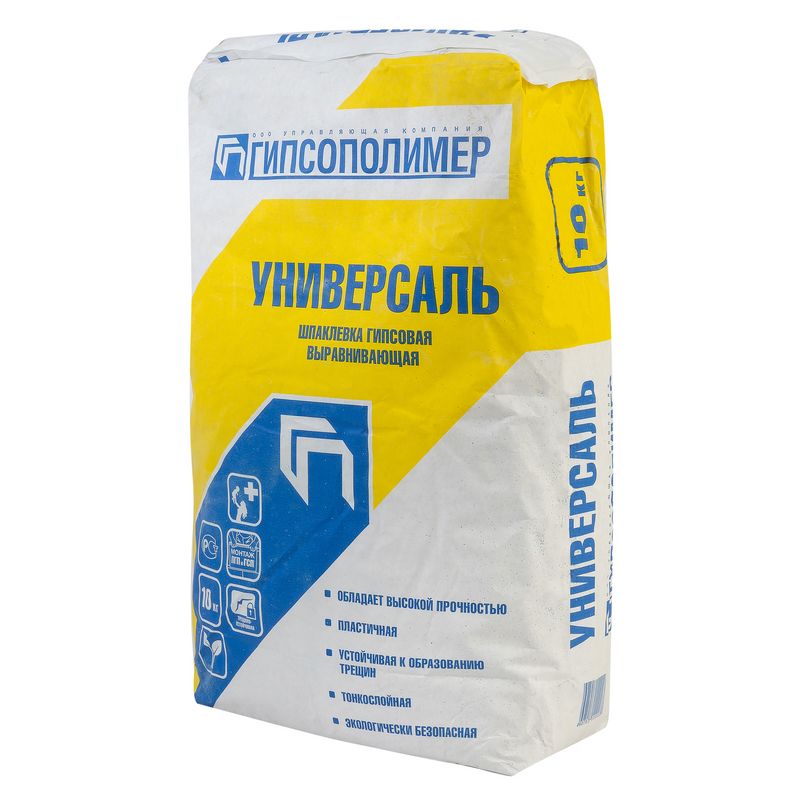 Шпаклевка гипсовая универсальная Универсаль, 10 кг