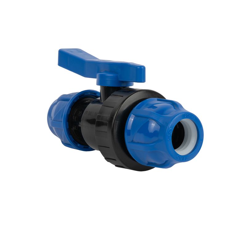 Кран шаровой ПНД компрессионный 20 | Водоснабжение и канализация