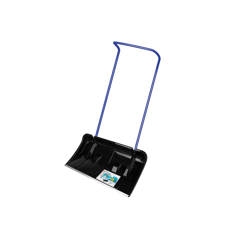 Скрепер для уборки снега 80х44см из полипропилена на колесиках Бедуин