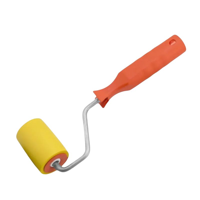 Валик с ручкой 50мм для обоев прижимной резиновый