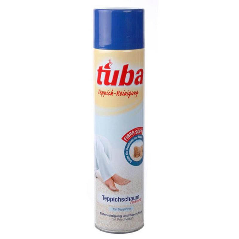 Средство чистящее Tuba, сухая пена-аэрозоль для чистки ковров, 600 мл, Арт 100603