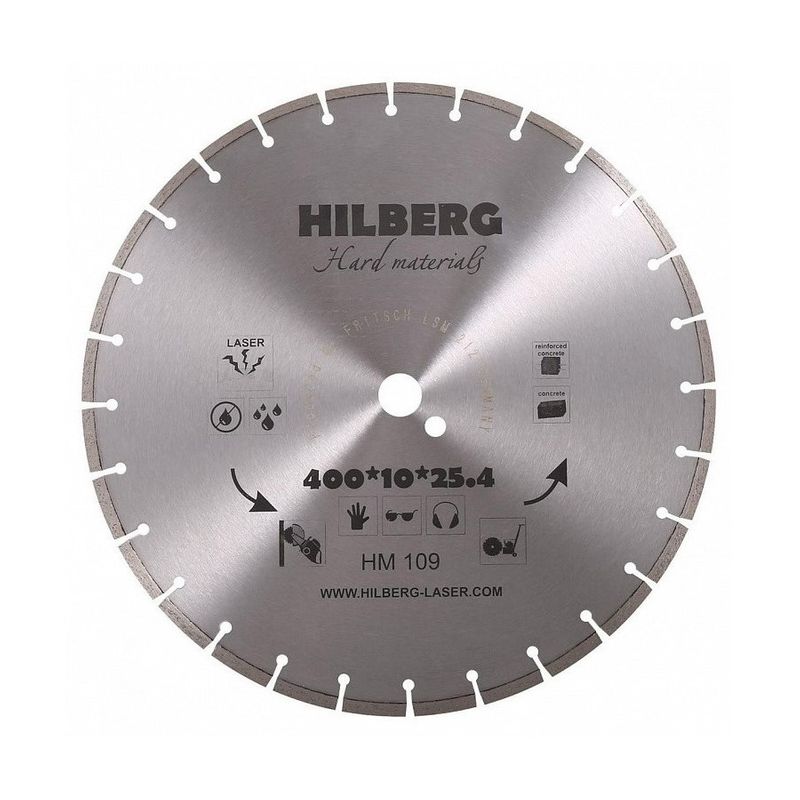 Диск алмазный Hilberg 400 мм_1