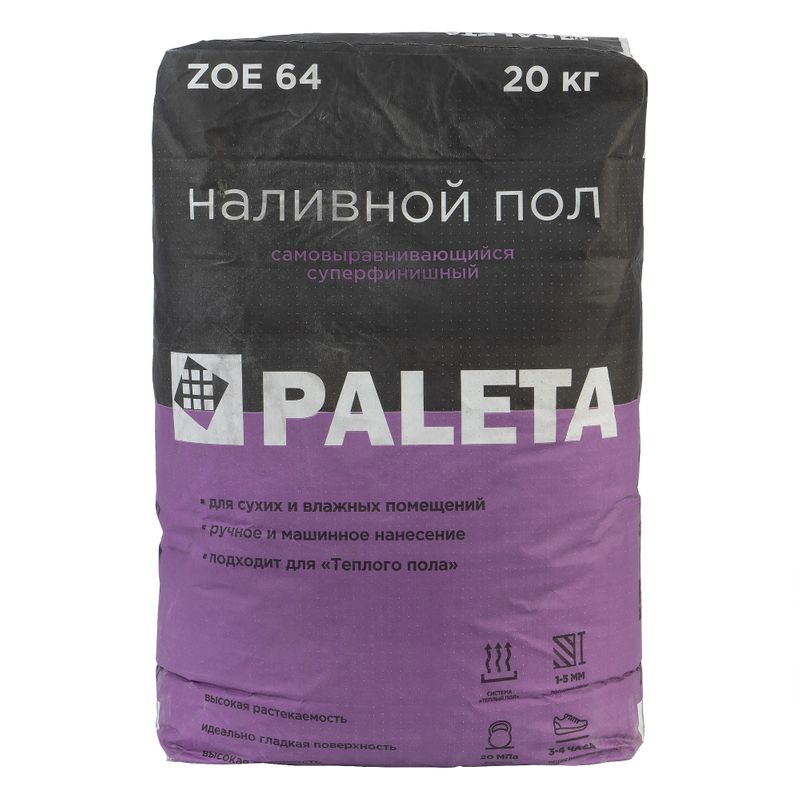 Стяжка базовая цементная paleta zoe 61