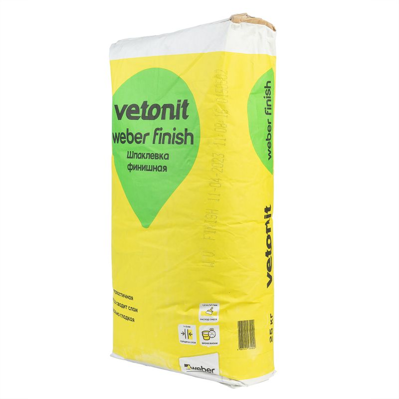 Финишная шпаклевка Vetonit: полимерная белая смесь для сухих помещений и сложных оснований объемом 25 и 20 кг (39 фото)
